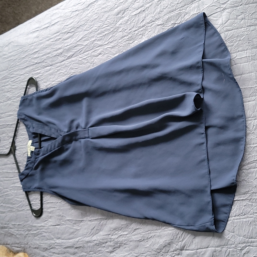 Navy blouse